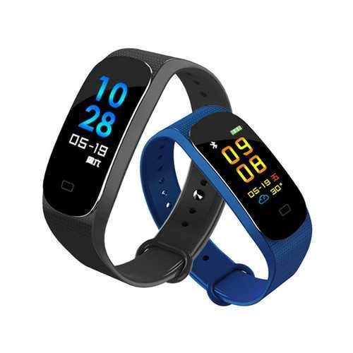 Bakeey M5 Blood Pressure Heart Rate Monitor Bracelet bluetooth Smart Wristband