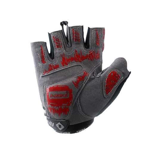 Inbike Cycling Gloves Half Finger Gloves -Male Black Red Blue