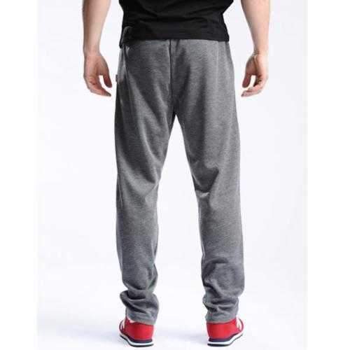 Drawstring Waistline Slim Fit Cotton Sports Pants