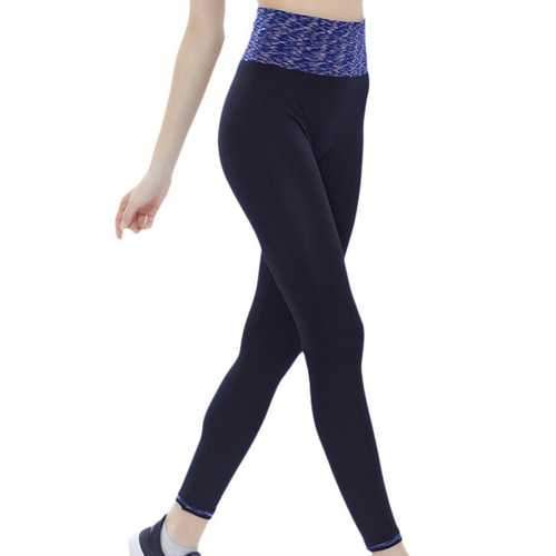 Women Sports Ninth Leggings Patchwork Quick Dry Running Yoga Fitness Pants Legging