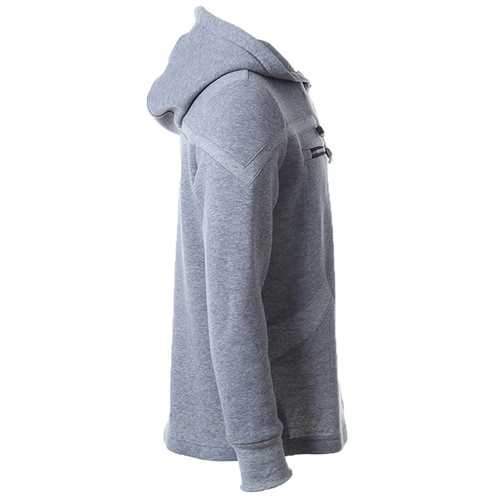 Mens Fashion Casual Spring Autumn Zipper Design Drawstring Hoodies Sweatshirt