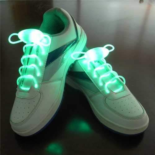 LED Shoelace Night Running Light Up Safety Shoestring Multicolor Luminous Shoelace