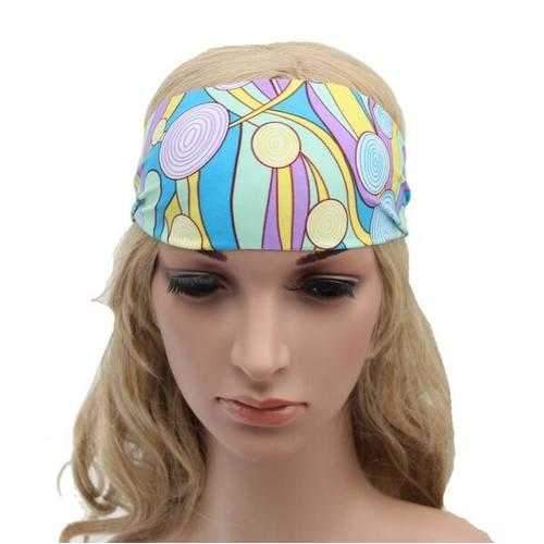 Women Sport Printed Headbrand Casual Fashion Multi Pattern Running Workout Headwear