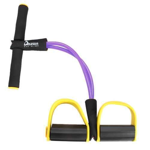 Multifunction-abdominal Elasicity Resistance Bands Fitness Equipment Expander Pedal Exercise Device