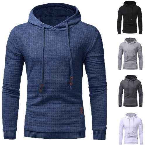 Men's Autumn Winter Polyester Fitness Casual Sweatshirt