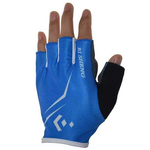 RI SHENG Breathable Cycling Glove Men Women Sports Bike Bicycle Cycling Short Half Finger Gloves