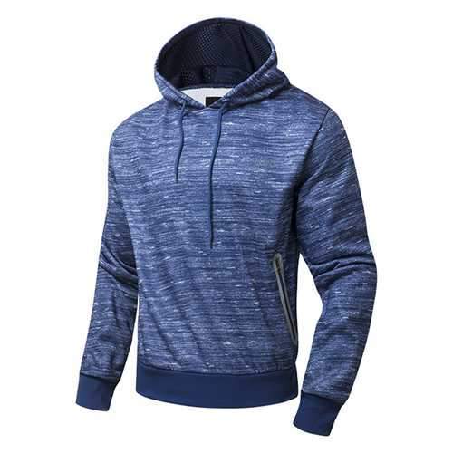 Fashion Casual Loose Hood Pullovers Solid Color Sports Hooded Hoodies