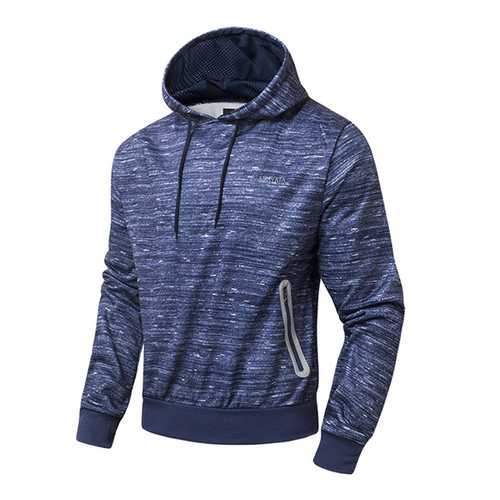 Fashion Casual Loose Hood Pullovers Solid Color Sports Hooded Hoodies