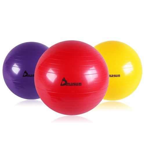 55CM Sports Fitness Yoga Pilates Balance Ball For Weight Loss Slimming Exercise Training