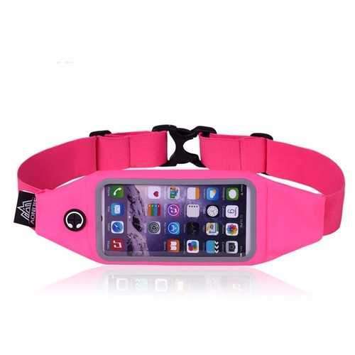 AONIJIE Sports Waist Belt Bag Pack 4.7/5.5 Inch Touch Screen Phone Case Holder Marathon Running