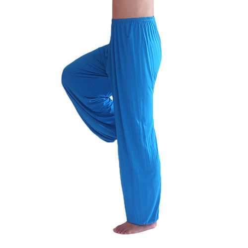 Mens Casual Sports Gym Exercise Yoga Pants Loose Elastic Waist Casual Bloomers 9 Colors