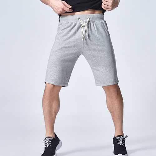 Mens Sports Running Shorts Pants Fashion Casual Soft Knee-length Shorts