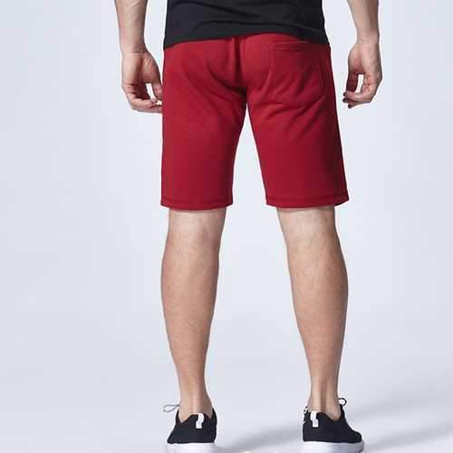 Mens Sports Running Shorts Pants Fashion Casual Soft Knee-length Shorts