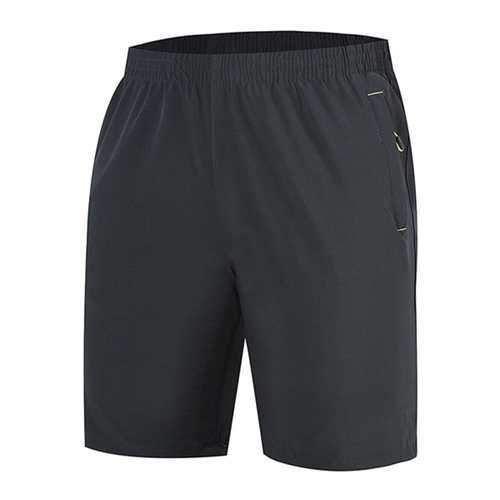 Summer Mens Running Sports Shorts Thin Breathable Quick Drying Leisure Knee-length Shorts