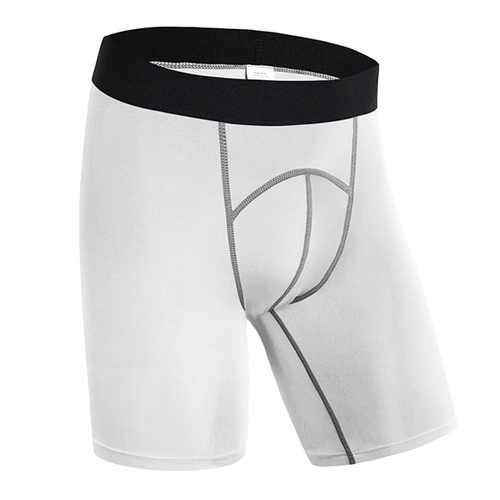 Pro Mens Sports Running Fitness Quick Drying Breathable Tight Shorts Fitness Pants