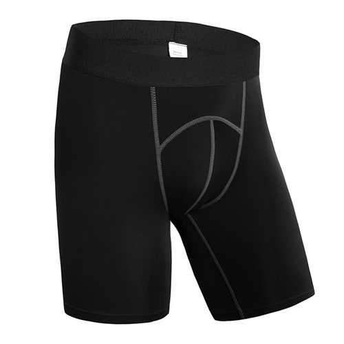 Pro Mens Sports Running Fitness Quick Drying Breathable Tight Shorts Fitness Pants