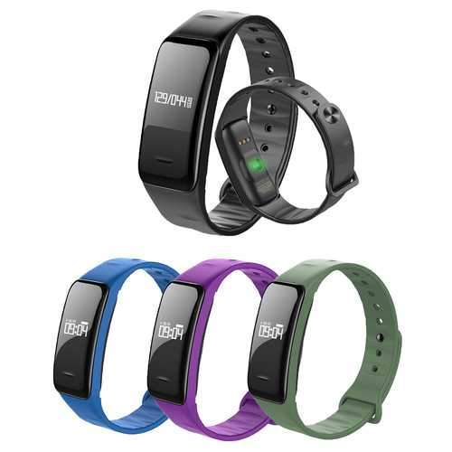 C1 Blood Pressure Oxygen Heart Rate Pedometer Smart Wrist Band Bracelet Watch for Samsung Xiaomi 6