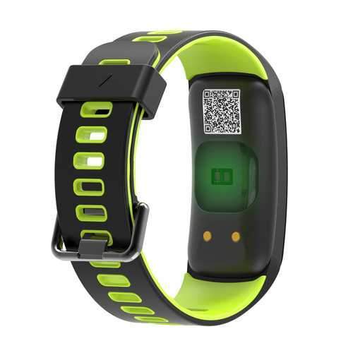 No.1 F4 Blood Pressure Heart Rate Monitor Pedometer IP68 Waterproof Smart Wristband For iOS Android