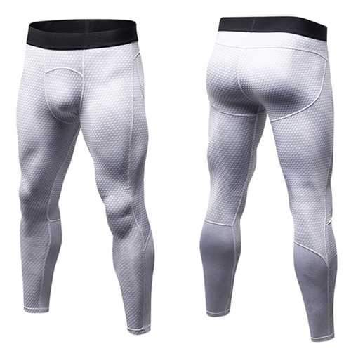 PRO Fitness Quick Dry Stretch Tights Running Trousers Men's Casual 3D Printed Pants