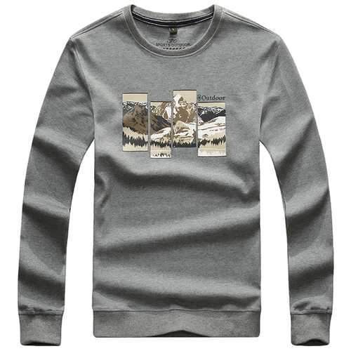 Outdoor Thick Cotton Long Sleeve Sweatshirt