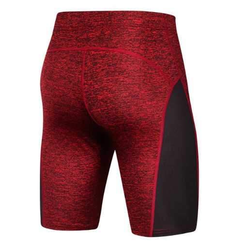 PRO Compression Flower Yarn Sports Tights Pants Men's Quick Drying Fitness Shorts