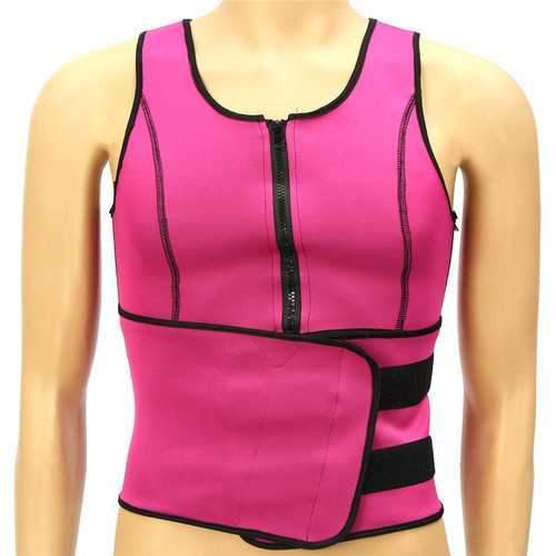 IPRee Waist Trainer Sweat Belt Sauna Suit Tops Sport Body Shaper Slimming Corset Vest