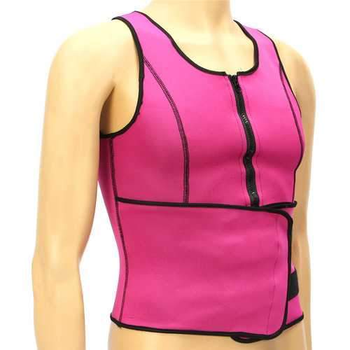 IPRee Waist Trainer Sweat Belt Sauna Suit Tops Sport Body Shaper Slimming Corset Vest