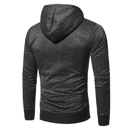 Men's Casual Fashion Snowflake Cloth Slim Fit Sport Hoodies Long Sleeve Sport Zipper Sweater