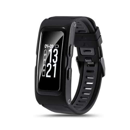 T28 PLUS 0.96inch OLED GPS Track Record Smart Bracelet Dynamic Heart Rate Waterproof Smart Watch