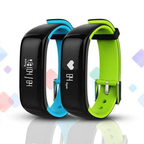 0.86inch OLED P1 Heart Rate Blood Pressure Monitor Waterproof bluetooth Smart Watch For iphone X 8/8