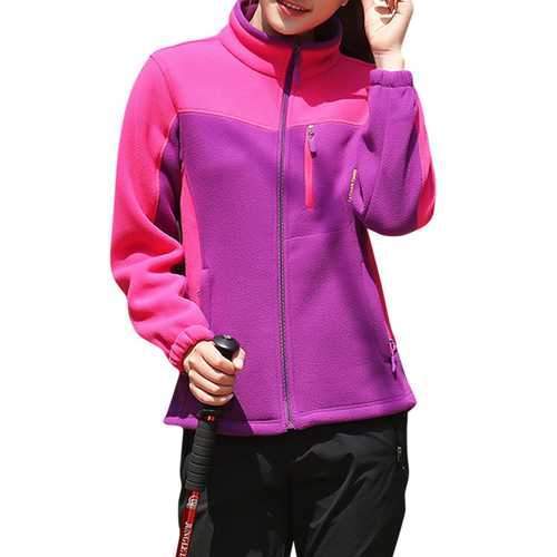 Casual Women Windproof Fleece Mountaineer Outdoor Sport Jackets