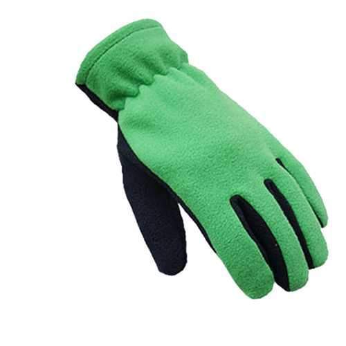 BIKIGHT Autumn Winter Screen Touch Fleece Glove Outdoor Windproof Warm Sensitive Touch Gloves