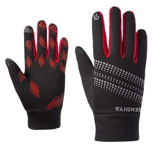 BIKIGHT Outdoor Sports Climbing Cycling Gloves Men And Women Fleece Windproof Gloves Touch Screen Gloves