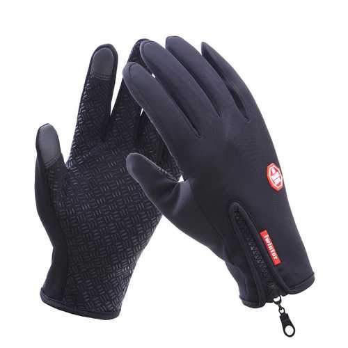 Screen Touch Bike Gloves Spring Autumn Keep Warm Moto Gloves Full Finger Motorbike Unisex