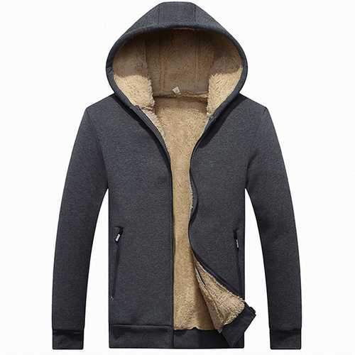 Cashmere Thick Warm Coat Hoodies Thermal Hoodies Sweatshirts