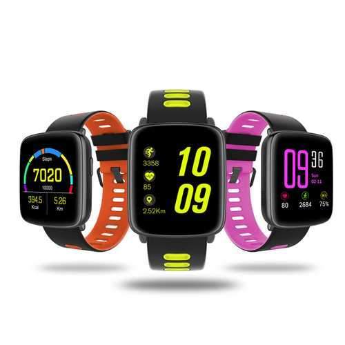 GV68 Heart Rate Monitor Pedometer Sport bluetooth Smart Bracelet For iphone X 8 Samsung S8 Xiaomi 6