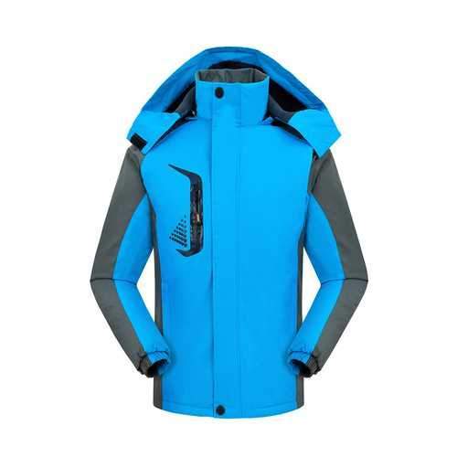 Women Outdoor Thicken Hooded Mountaineer Jacket