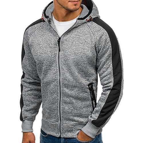 Casual Jacquard Cashmere Cardigan Hooded