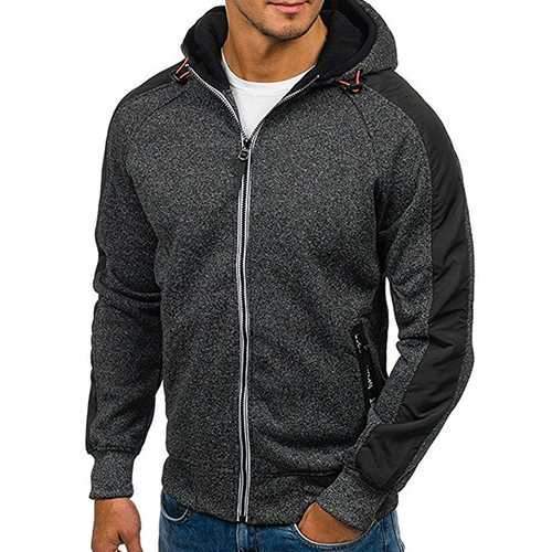 Casual Jacquard Cashmere Cardigan Hooded