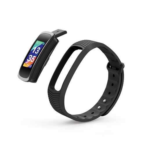 SMA-B3 0.96 inch IPS Color Screen 3ATM Waterproof Blood Pressure Heart Rate Smart Watch