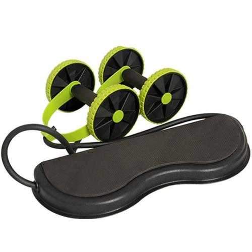 Multifunctional Abdominal Wheel Resistance Pull Rope Intensity Adjustable Muscle Fitness Equipment