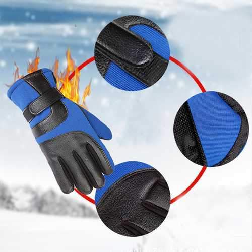 Winter Warm Unisex Touch-Screen Thermal Lined Full-finger Gloves For Smart Phones Tablets