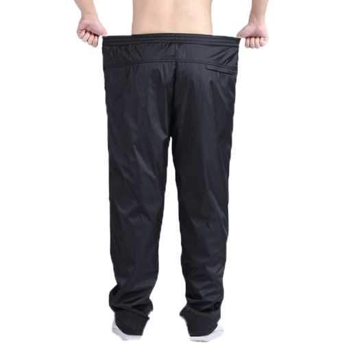 Mens Plush Warmth Leisure Pants Breathable Sports Pants