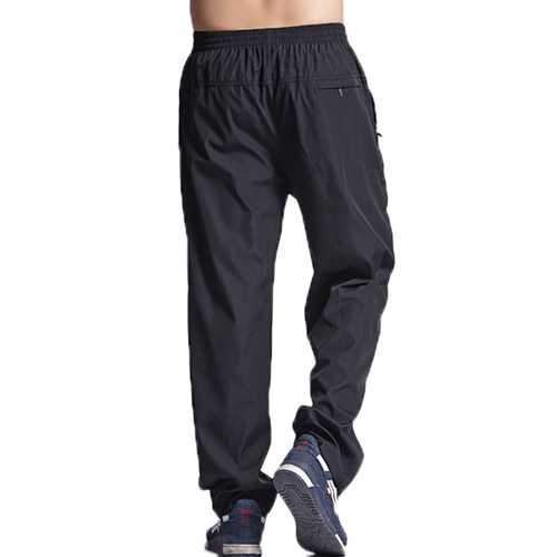 Mens Plush Warmth Leisure Pants Breathable Sports Pants