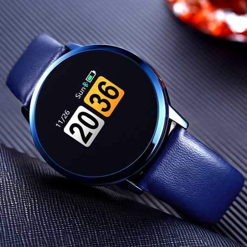 Newwear Q8 0.95 inch OLED Color Screen Blood Pressure Heart Rate Smart Watch for Android iOS