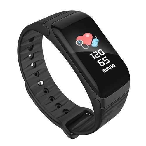 Bakeey F601 Blood Pressure Heart Rate Sleep Monitor Fitness Tracker bluetooth Smart Wristband