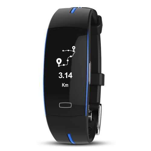 Bakeey P3 ECG+PPG Blood Pressure Heart Rate IP67 waterpoof Pedometer Sports Fitness Smart Bracelet