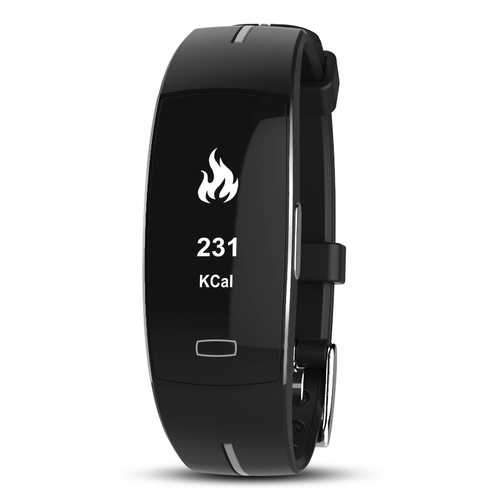 Bakeey P3 ECG+PPG Blood Pressure Heart Rate IP67 waterpoof Pedometer Sports Fitness Smart Bracelet