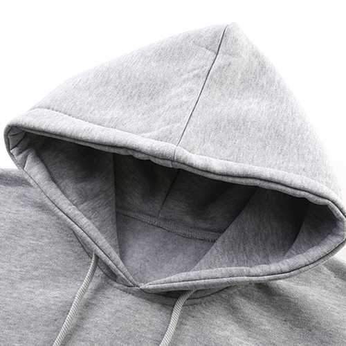 Men's  Casual Solid Color Cotton Hoodies Sweatshirts