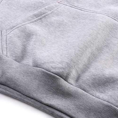 Men's  Casual Solid Color Cotton Hoodies Sweatshirts